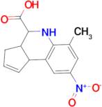 6-methyl-8-nitro-3a,4,5,9b-tetrahydro-3H-cyclopenta[c]quinoline-4-carboxylic acid