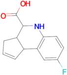 8-fluoro-3a,4,5,9b-tetrahydro-3H-cyclopenta[c]quinoline-4-carboxylic acid