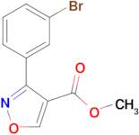 methyl 3-(3-bromophenyl)isoxazole-4-carboxylate