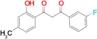 1-(3-fluorophenyl)-3-(2-hydroxy-4-methylphenyl)propane-1,3-dione