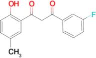 1-(3-fluorophenyl)-3-(2-hydroxy-5-methylphenyl)propane-1,3-dione