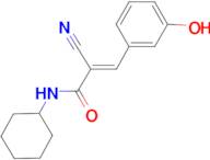 (2E)-2-cyano-N-cyclohexyl-3-(3-hydroxyphenyl)acrylamide