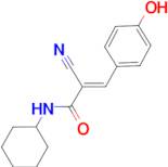 (2E)-2-cyano-N-cyclohexyl-3-(4-hydroxyphenyl)acrylamide