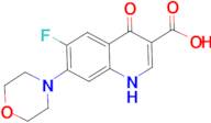 6-Fluoro-7-morpholin-4-yl-4-oxo-1,4-dihydroquinoline-3-carboxylic acid