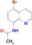 N-(5-bromo-8-quinolinyl)acetamide