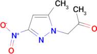 1-(5-methyl-3-nitro-1H-pyrazol-1-yl)acetone