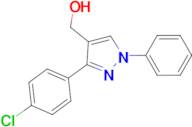 [3-(4-chlorophenyl)-1-phenyl-1H-pyrazol-4-yl]methanol