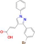 (2E)-3-[3-(3-bromophenyl)-1-phenyl-1H-pyrazol-4-yl]acrylic acid