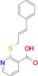 2-{[(2E)-3-phenylprop-2-en-1-yl]thio}nicotinic acid