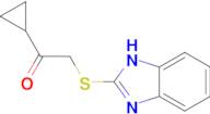 2-(1H-benzimidazol-2-ylthio)-1-cyclopropylethanone