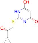 1-cyclopropyl-2-[(4,6-dihydroxypyrimidin-2-yl)thio]ethanone