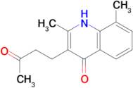 4-(4-hydroxy-2,8-dimethylquinolin-3-yl)butan-2-one