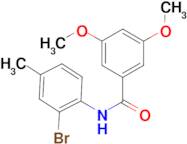 N-(2-bromo-4-methylphenyl)-3,5-dimethoxybenzamide