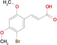 (2E)-3-(5-bromo-2,4-dimethoxyphenyl)acrylic acid