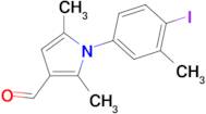 1-(4-iodo-3-methylphenyl)-2,5-dimethyl-1H-pyrrole-3-carbaldehyde