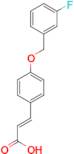(2E)-3-{4-[(3-fluorobenzyl)oxy]phenyl}acrylic acid