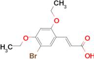 (2E)-3-(5-bromo-2,4-diethoxyphenyl)acrylic acid