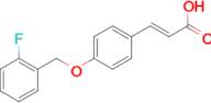 (2E)-3-{4-[(2-fluorobenzyl)oxy]phenyl}acrylic acid
