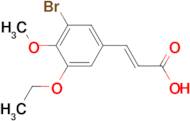 (2E)-3-(3-bromo-5-ethoxy-4-methoxyphenyl)acrylic acid