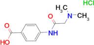 4-[(N,N-dimethylglycyl)amino]benzoic acid hydrochloride