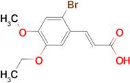 (2E)-3-(2-bromo-5-ethoxy-4-methoxyphenyl)acrylic acid