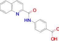 4-[(quinolin-2-ylcarbonyl)amino]benzoic acid