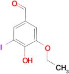 3-ethoxy-4-hydroxy-5-iodobenzaldehyde