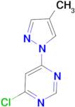 4-chloro-6-(4-methyl-1H-pyrazol-1-yl)pyrimidine