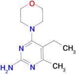 5-ethyl-4-methyl-6-(4-morpholinyl)-2-pyrimidinamine