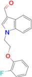 1-[2-(2-fluorophenoxy)ethyl]-1H-indole-3-carbaldehyde