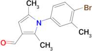 1-(4-bromo-3-methylphenyl)-2,5-dimethyl-1H-pyrrole-3-carbaldehyde