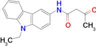 N-(9-ethyl-9H-carbazol-3-yl)-3-oxobutanamide