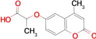 2-[(4-methyl-2-oxo-2H-chromen-6-yl)oxy]propanoic acid