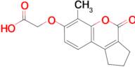 [(6-methyl-4-oxo-1,2,3,4-tetrahydrocyclopenta[c]chromen-7-yl)oxy]acetic acid