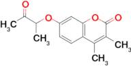 3,4-dimethyl-7-(1-methyl-2-oxopropoxy)-2H-chromen-2-one