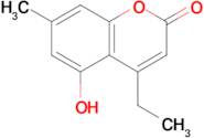 4-ethyl-5-hydroxy-7-methyl-2H-chromen-2-one