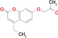 4-ethyl-7-(2-oxopropoxy)-2H-chromen-2-one