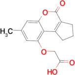 [(7-methyl-4-oxo-1,2,3,4-tetrahydrocyclopenta[c]chromen-9-yl)oxy]acetic acid