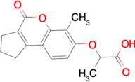 2-[(6-methyl-4-oxo-1,2,3,4-tetrahydrocyclopenta[c]chromen-7-yl)oxy]propanoic acid