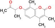 3,4,8-trimethyl-7-(1-methyl-2-oxopropoxy)-2H-chromen-2-one