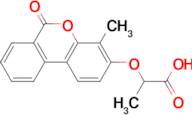 2-[(4-methyl-6-oxo-6H-benzo[c]chromen-3-yl)oxy]propanoic acid