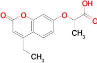 2-[(4-ethyl-2-oxo-2H-chromen-7-yl)oxy]propanoic acid