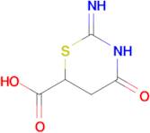 2-imino-4-oxo-1,3-thiazinane-6-carboxylic acid