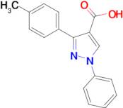 3-(4-methylphenyl)-1-phenyl-1H-pyrazole-4-carboxylic acid