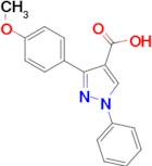 3-(4-methoxyphenyl)-1-phenyl-1H-pyrazole-4-carboxylic acid