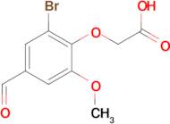 (2-bromo-4-formyl-6-methoxyphenoxy)acetic acid