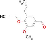 3-allyl-5-methoxy-4-(2-propyn-1-yloxy)benzaldehyde