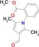 Methyl 2-(3-formyl-2,5-dimethyl-1H-pyrrol-1-yl)benzoate