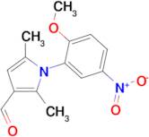 1-(2-methoxy-5-nitrophenyl)-2,5-dimethyl-1H-pyrrole-3-carbaldehyde