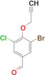 3-bromo-5-chloro-4-(prop-2-yn-1-yloxy)benzaldehyde